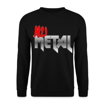 Nu Metal Red Fan Edition - Unisex Sweatshirt - black - Front - Alina (178cm) & Michal (187cm)