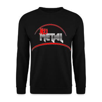 Nu Metal Red Cap Edition - Unisex Pullover - Schwarz - Vorne - Alina (178cm) & Michal (187cm)