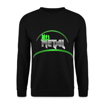 Nu Metal Toxic Green Cap Edition - Unisex Pullover - Schwarz - Vorne - Alina (178cm) & Michal (187cm)