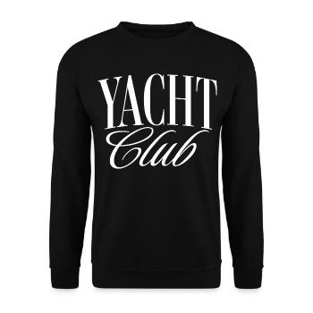 Yacht Club - Unisex Pullover - Schwarz - Vorne - Alina (178cm) & Michal (187cm)