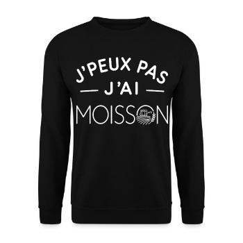 Moisson Humour Cadeau Passionné d'Agriculture - Sweat-shirt Unisexe - noir - Devant - Alina (178cm) & Michal (187cm)