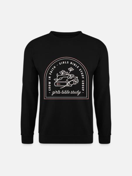 Girls bible study christian group - Unisex Sweatshirt - black