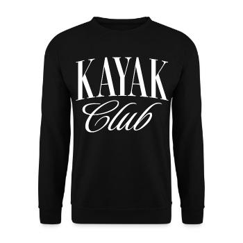 Kayak Club - Unisex Pullover - Schwarz - Vorne - Alina (178cm) & Michal (187cm)