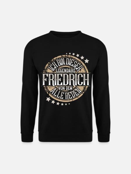 Friedrich - Unisex Pullover - Schwarz