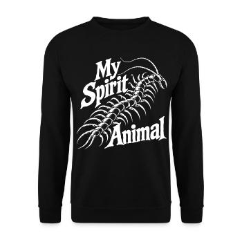 Scolopender Love - Sweat-shirt Unisexe - noir - Devant - Alina (178cm) & Michal (187cm)