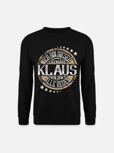 Klaus - Unisex Pullover - Schwarz