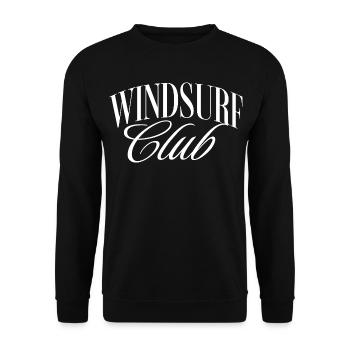 Windsurf Club - Unisex Sweatshirt - black - Front - Alina (178cm) & Michal (187cm)