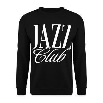 Jazz Club - Sweat-shirt Unisexe - noir - Devant - Alina (178cm) & Michal (187cm)