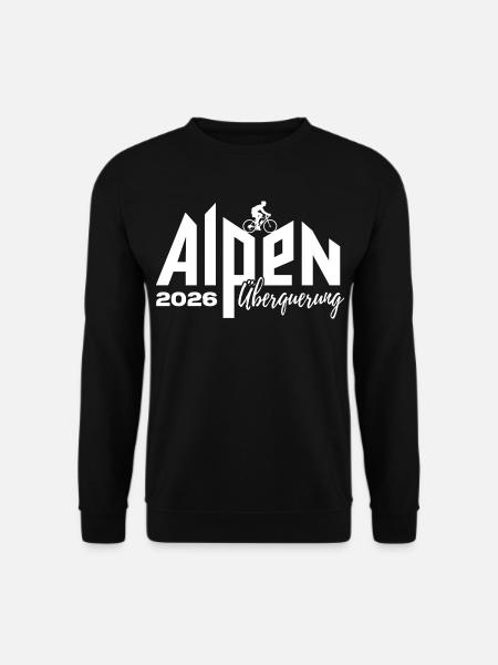 Alpen Überquerung 2026 - Fahrrad - Unisex Pullover - Schwarz