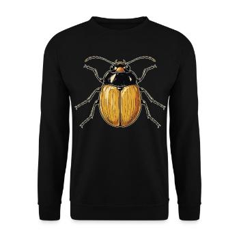 Beetles, May Beetles, Sweets, Deer Beetles, Insects - Unisex Sweatshirt - black - Front - Alina (178cm) & Michal (187cm)