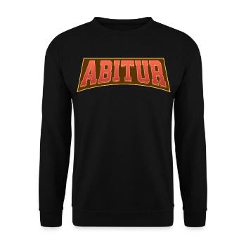 Abitur - Unisex Pullover - Schwarz - Vorne - Alina (178cm) & Michal (187cm)
