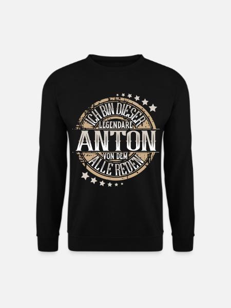Anton - Unisex Pullover - Schwarz