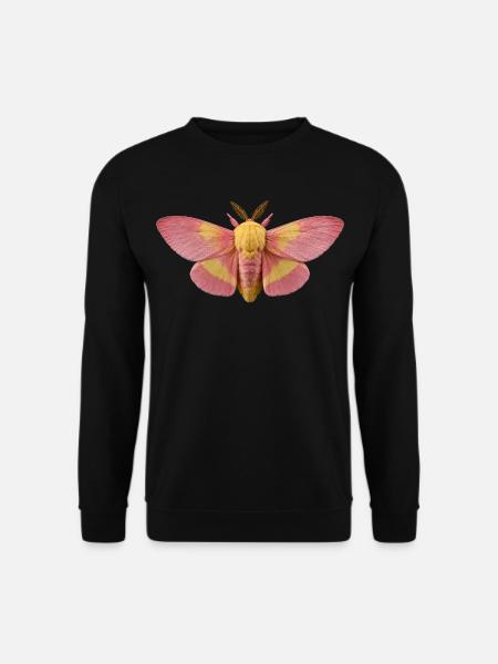 Rosy Ahornmotte Dryocampa rubicunda - Unisex Pullover - Schwarz