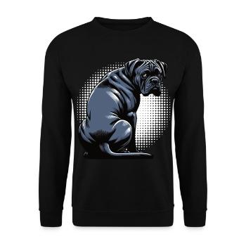 Cane Corso Cane Corsos Corso halter Corso Owner - Unisex Sweatshirt - black - Front - Alina (178cm) & Michal (187cm)