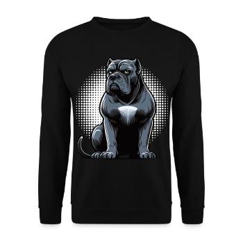 Canne Corso Cane Corsos Corso Hélic Corso Propriétaire - Sweat-shirt Unisexe - noir - Devant - Alina (178cm) & Michal (187cm)