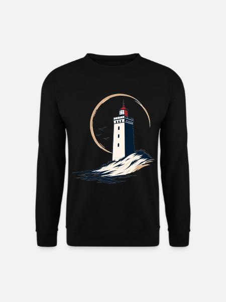 Rubjerg Knude Leuchtturm – Dänemark - Unisex Pullover - Schwarz