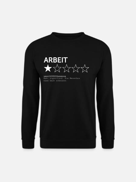 Bewertung Arbeit  - Unisex Pullover - Schwarz