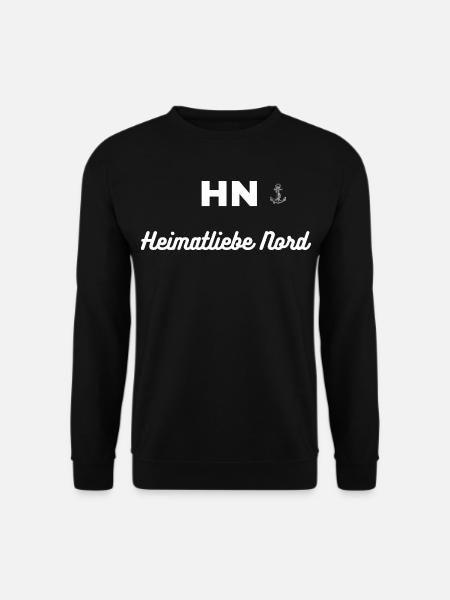 HN Nordheimat Liebe Signet - Unisex Pullover - Schwarz