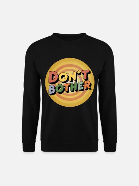 Lass es - Unisex Pullover - Schwarz