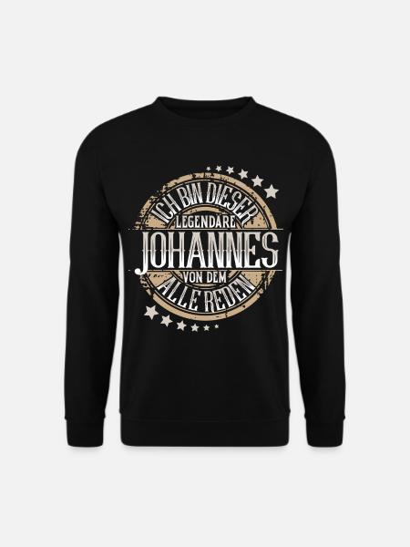 Johannes - Unisex Pullover - Schwarz