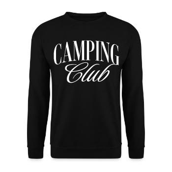 Camping Club - Unisex Pullover - Schwarz - Vorne - Alina (178cm) & Michal (187cm)
