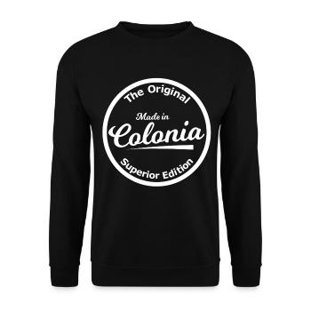 Colonia Original Superior Edition - Unisex Pullover - Schwarz - Vorne - Alina (178cm) & Michal (187cm)