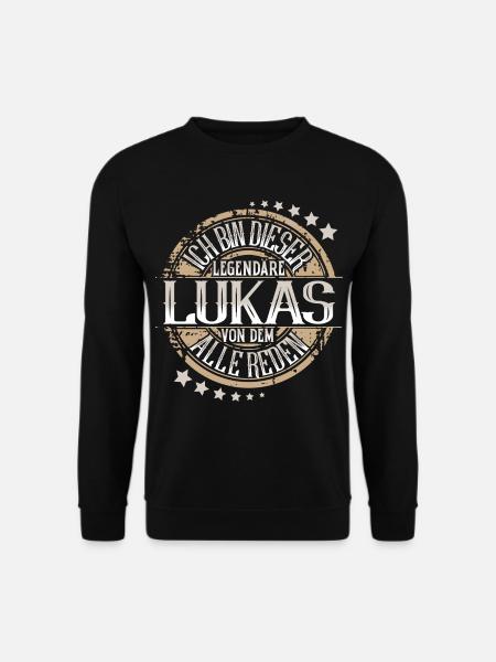 Lukas - Unisex Pullover - Schwarz