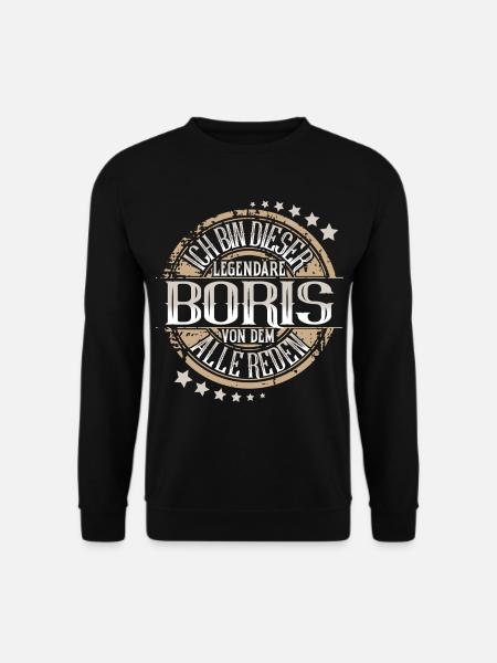 Boris - Unisex Pullover - Schwarz