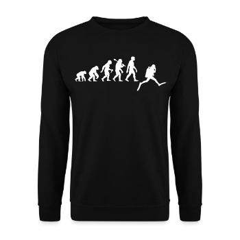 Taucher Evolution Für Schnorcheln Und Tauchen - Unisex Pullover - Schwarz - Vorne - Alina (178cm) & Michal (187cm)