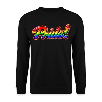 Pride - Unisex Pullover - Schwarz - Vorne - Alina (178cm) & Michal (187cm)