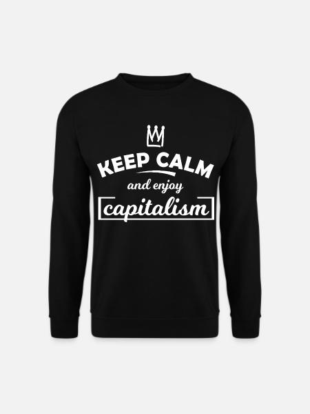 Kapitalismus und Investoren - Unisex Pullover - Schwarz