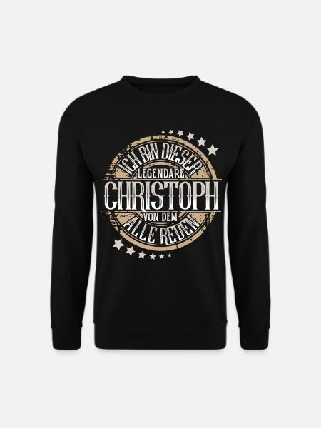 Christoph - Unisex Pullover - Schwarz