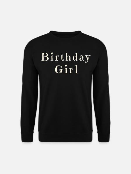 Birthday Girl – Celebration Design - Unisex Pullover - Schwarz