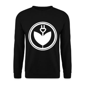 Umwelt und Klima - Unisex Pullover - Schwarz - Vorne - Alina (178cm) & Michal (187cm)