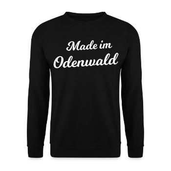 Aus dem Odenwald - Unisex Pullover - Schwarz - Vorne - Alina (178cm) & Michal (187cm)