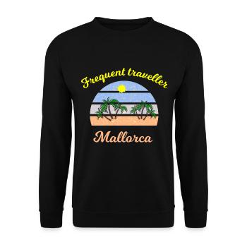 Mallorca holidays - Unisex Pullover - Schwarz - Vorne - Alina (178cm) & Michal (187cm)