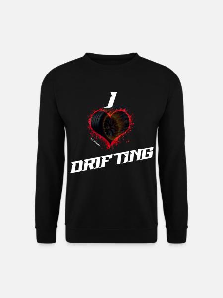 I love Drifting - Unisex Pullover - Schwarz