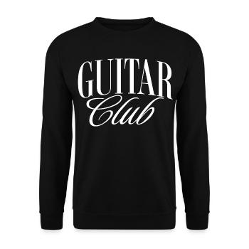 Gitarren Club - Unisex Pullover - Schwarz - Vorne - Alina (178cm) & Michal (187cm)
