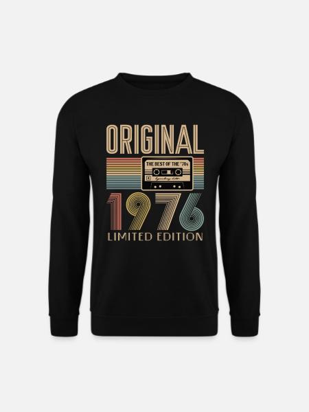 50. Geburtstag, 50 Jahre - Unisex Pullover - Schwarz