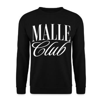 Malle Club - Unisex Pullover - Schwarz - Vorne - Alina (178cm) & Michal (187cm)