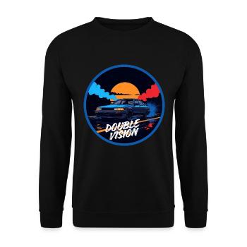 Double Vision Performance Limousine - Unisex Pullover - Schwarz - Vorne - Alina (178cm) & Michal (187cm)