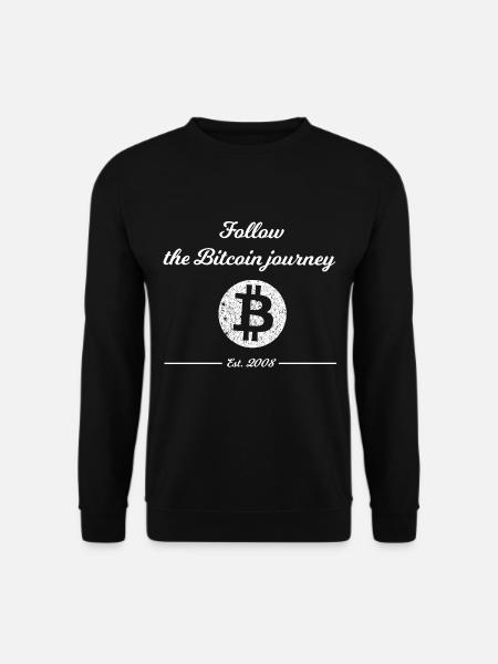 Bitcoin Reise Begleiter - Unisex Pullover - Schwarz