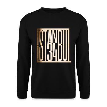 Istanbul 34 - Unisex Pullover - Schwarz - Vorne - Alina (178cm) & Michal (187cm)