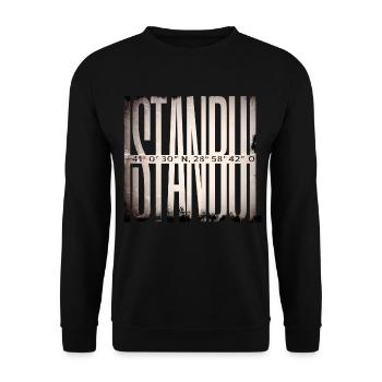 Istanbul - Unisex Pullover - Schwarz - Vorne - Alina (178cm) & Michal (187cm)