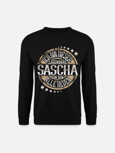 Sascha - Unisex Pullover - Schwarz