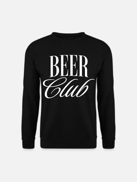 Bier Club - Unisex Pullover - Schwarz