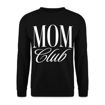 Mama Club - Unisex Pullover - Schwarz - Vorne - Alina (178cm) & Michal (187cm)