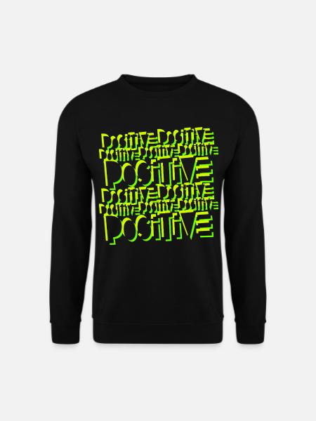 Positiv - Unisex Pullover - Schwarz