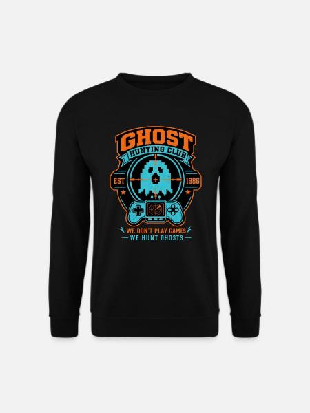 Ghost Hunting Club Est 1986 Retro-Halloween-Shirt - Unisex Pullover - Schwarz