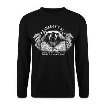 Ragnarok's Rise - Unisex Pullover - Schwarz - Vorne - Alina (178cm) & Michal (187cm)